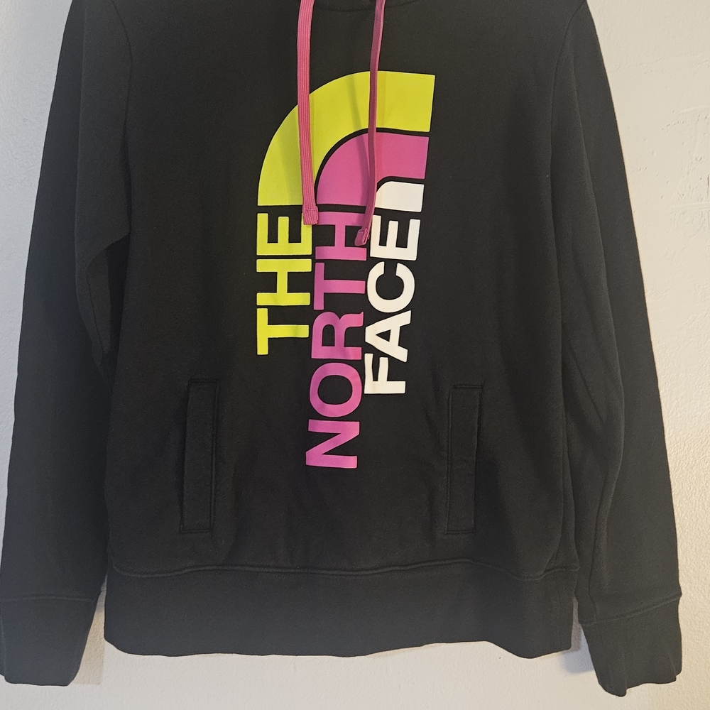 The North Face women Hoodie Pullover Sweatshirt Pockets Outdoor Size M Unisex - Picture 2 of 10